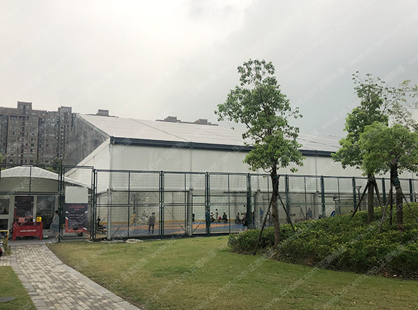 裝配式建筑搭建的體育賽事篷房，真正實(shí)現(xiàn)半永久使用