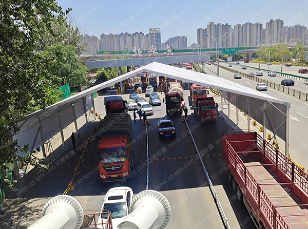 西安高速路口檢測(cè)篷房